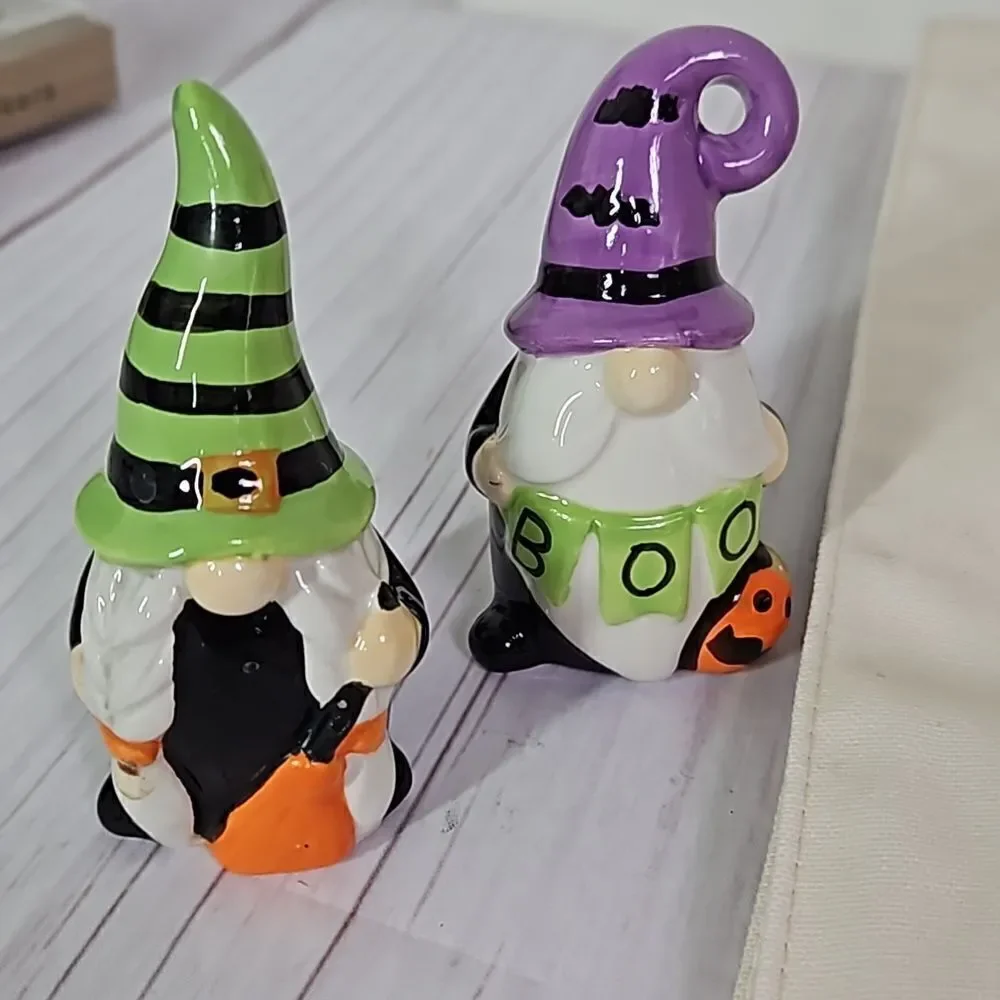 Halloween Gnome Lighted Runner & Salt/Pepper Shakers